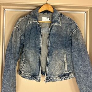 Women's Light Blue Washed Jean Jacket